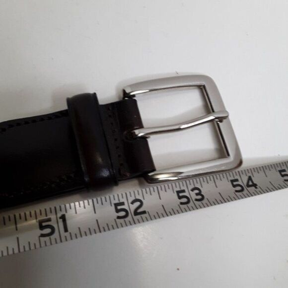 Cabela's Full Grain Cowhide Men's Brown Belt size 48 - Picture 12 of 12